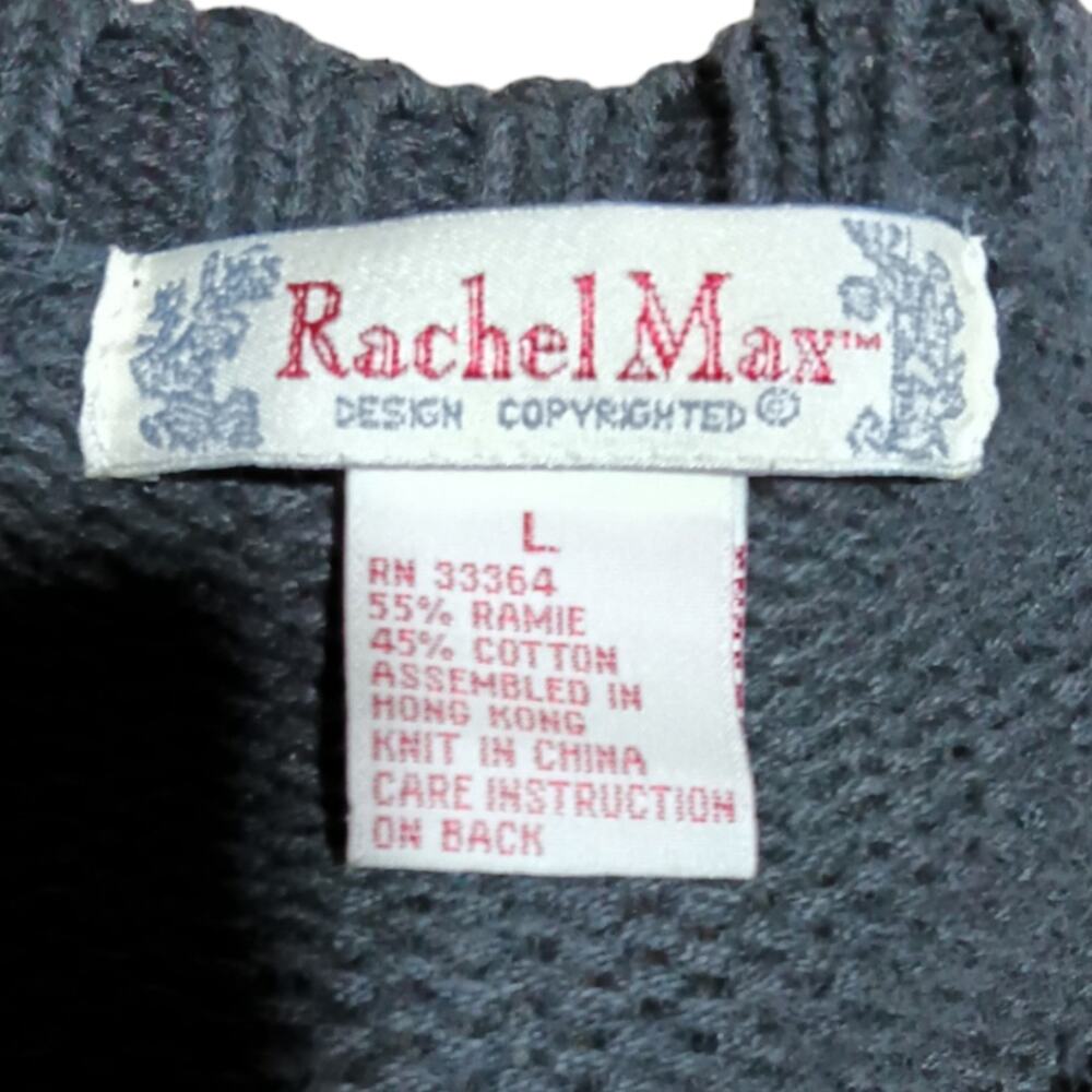 Vintage Rachel Max Cottagecore Floral knit sweater - Picture 3 of 3